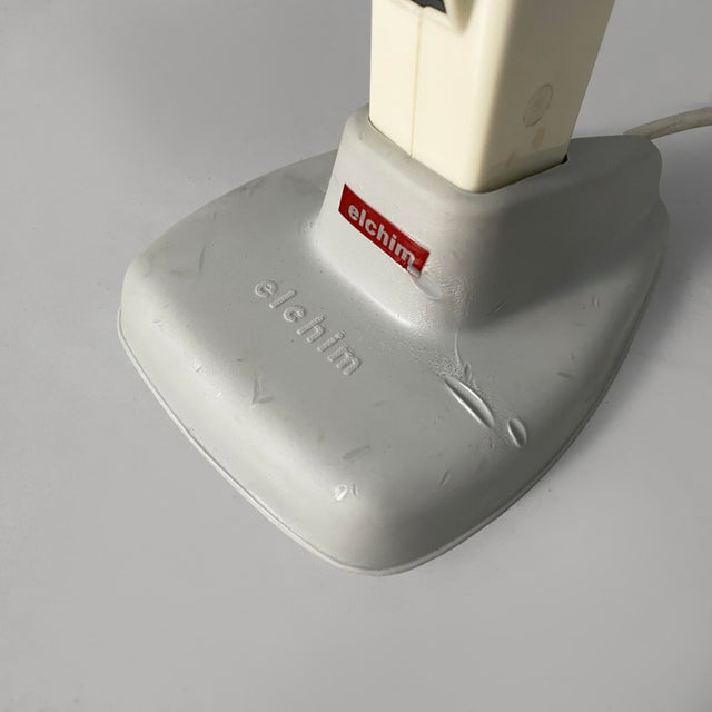 Italian Modern White Plastic and Metal Hair Dryer by Elchim, 1970s For Sale - Image 15 of 16