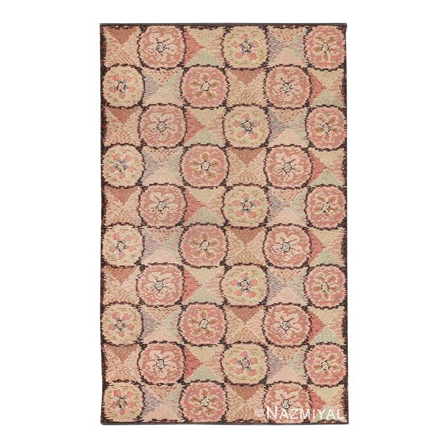 Nazmiyal Collection European Vintage Art and Crafts Rug For Sale