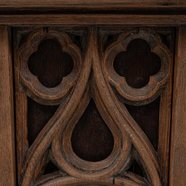 1928 French Gothic Revival Wooden Pulpit For Sale - Image 13 of 18