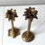 Mid-Century Modern Brass Palm Tree Candlestick Holders: A Pair For Sale - Image 3 of 7