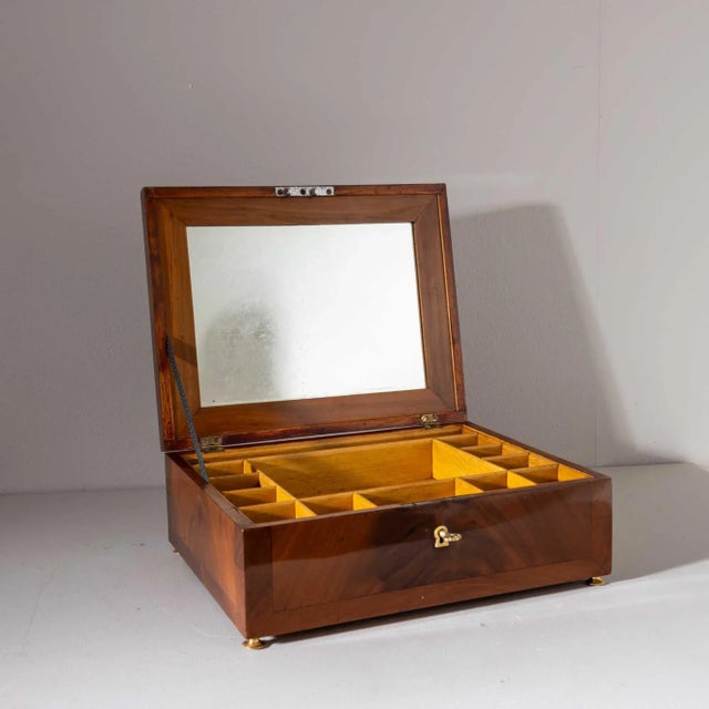 Brown Biedermeier Jewelry Box For Sale - Image 8 of 15