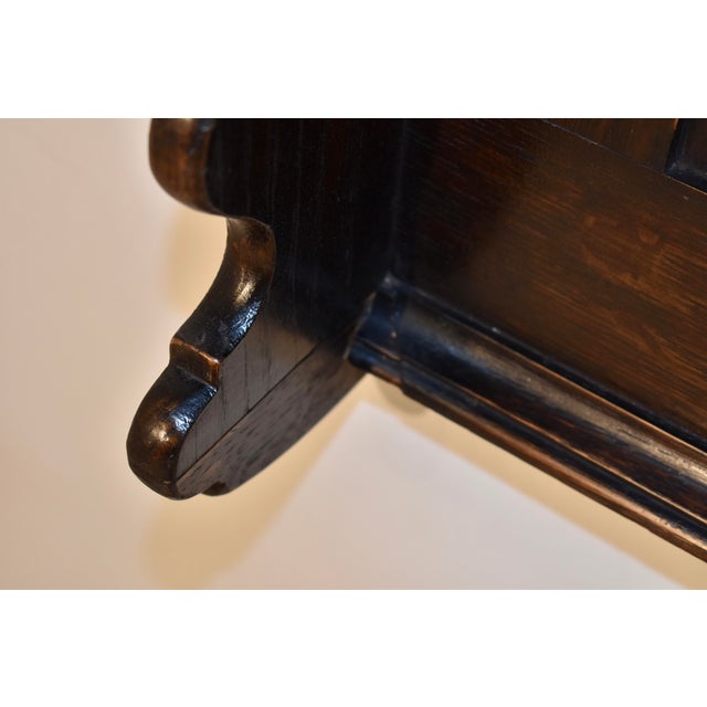 Late 19th Century English Oak Wall Shelf For Sale - Image 4 of 10