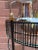 Mid Century Metal Bar Cart Trolley on Wheels For Sale - Image 4 of 6