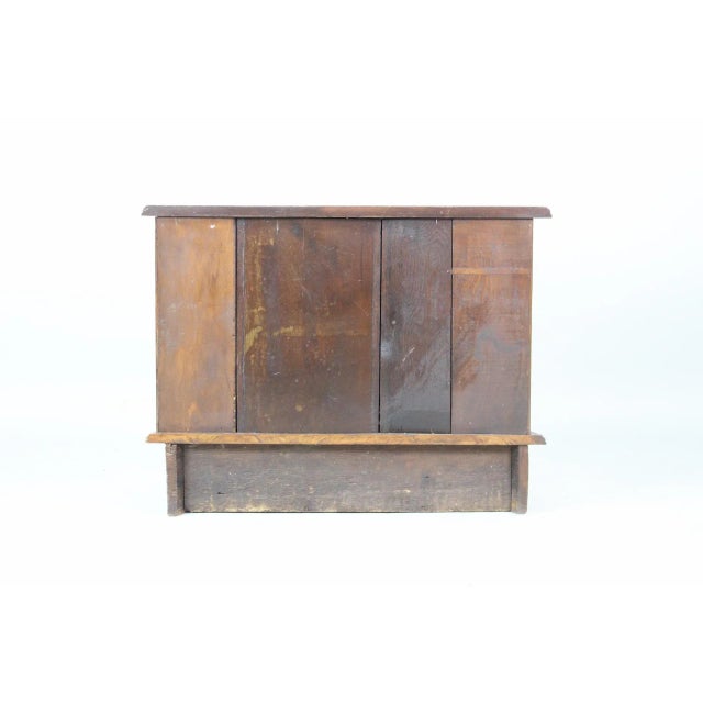 Antique Half Octagon Multi-Drawer Hardware Store Cabinet For Sale In New York - Image 6 of 8