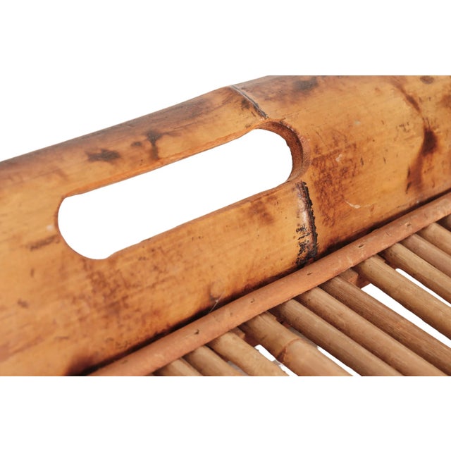 Late 20th Century Split Bamboo Tray For Sale - Image 5 of 8