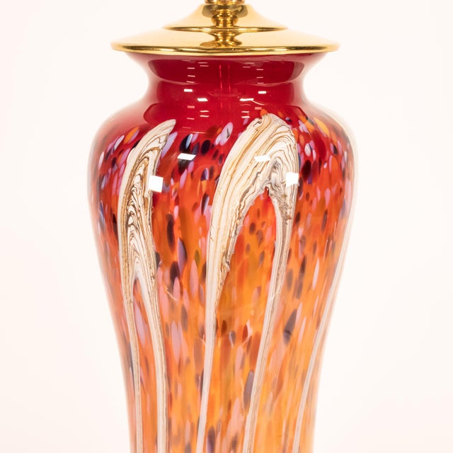 Mid Century Murrine Murano Table Lamp For Sale In Chicago - Image 6 of 12