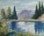 Louis Camille Gianoli, Lac de montagne, Oil on Cardboard For Sale - Image 9 of 9