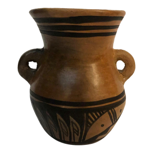 1995 Navajo Pottery Vase With Handles