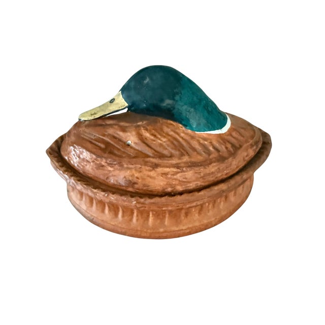 Pillivuyt et Cie 1970s French Pillivuyt Mallard Duck Pâté Terrine for Lamalle Nyc For Sale - Image 4 of 8
