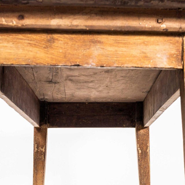 French Scrubbed Top Preparation Dining Table, 1950s For Sale - Image 6 of 8