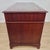 Vintage Writing Desk in Mahogany with Leather Top, 1960 For Sale - Image 11 of 17