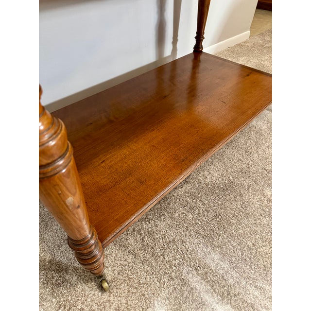 19th-Century English Howard & Sons Mahogany Library Writing Table Desk For Sale - Image 10 of 14