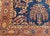 Antique Persian Mahajiran Sarouk Area Rug, Hand-Knotted Wool, Allover Floral Pattern, Navy & Red, 4x6 For Sale - Image 11 of 14
