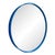 1980s Electric Blue Metal Framed Wall Mirror For Sale