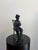Late 20th Century Maitland-Smith Verdigris Bronze Flute Boy Sculpture For Sale - Image 5 of 15