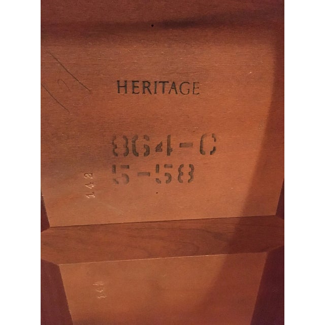 1950s Mid-Century Modern Heritage Henredon Walnut Coffee Table For Sale In Chicago - Image 6 of 9