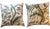 Brunschwig & Fils Bird and Thistle Green Pillow Covers - a Pair For Sale