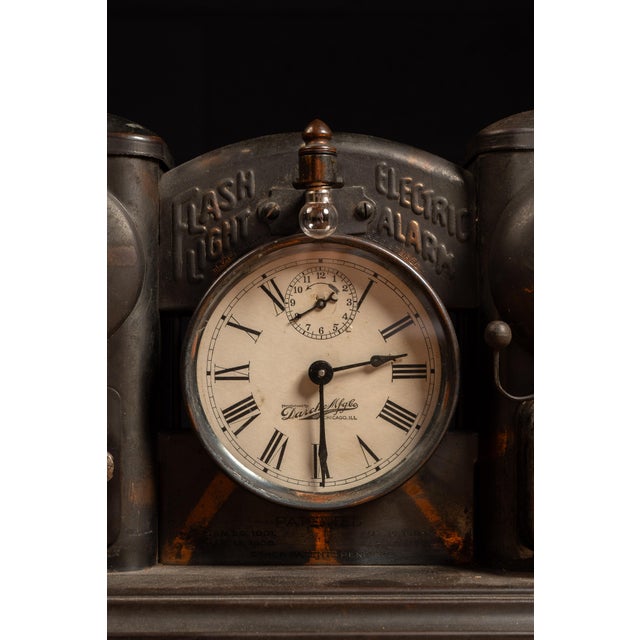 Early 20th Century Early 20th Century Japanned Copper Alarm Clock Bank For Sale - Image 5 of 6