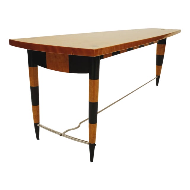 Fiddleback Maple Coffee Table For Sale
