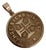 Handmade 18k Gold Coin Pendant, 1930s For Sale