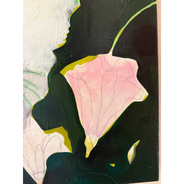“Flower Eater” Wolf Painting by LWren Walraven For Sale - Image 9 of 13