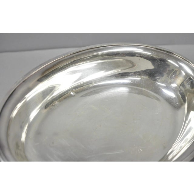 Vintage Wallace N6706 Silver Plated Large Oval 15" Covered Serving Dish For Sale - Image 14 of 16