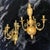 Metal Antique Gold Gilt Wall Sconce Candelabra - a Pair For Sale - Image 7 of 8