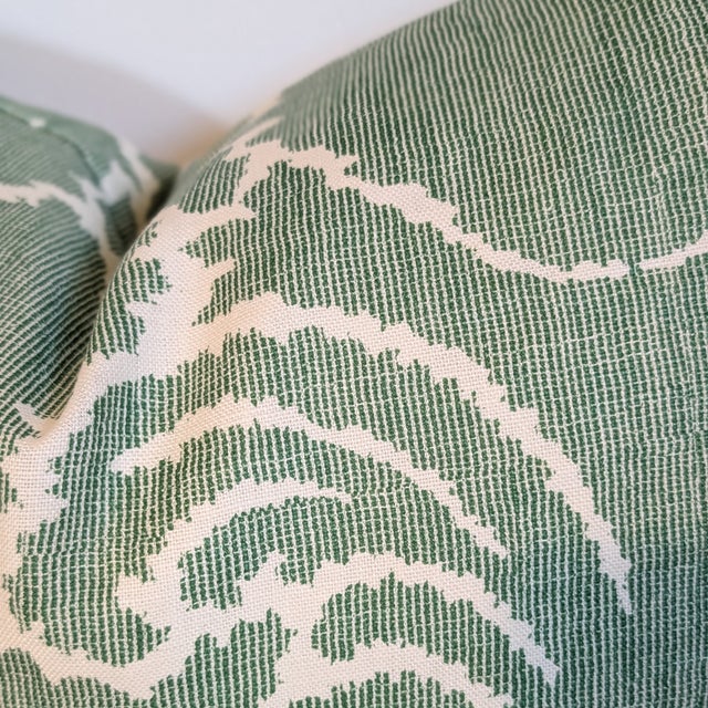 Textile Soane Britain Pineapple Thread Emerald Lumbar For Sale - Image 7 of 7