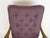 Wood & Purple Fabric Armchair attributed to Paolo Buffa, 1950s For Sale - Image 10 of 12