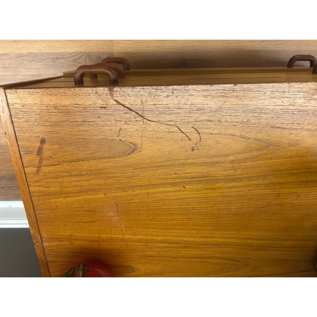 Wood Vintage Danish Modern 3-Drawer Credenza (Domino Møbler) – For Sale - Image 7 of 12