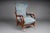 Transformable armchair attributed to Schinkel, circa 1825 A large wingback chair with adjustable footrest, Biedermeier,...