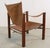 Vintage Safari Chair in Leather For Sale - Image 13 of 17