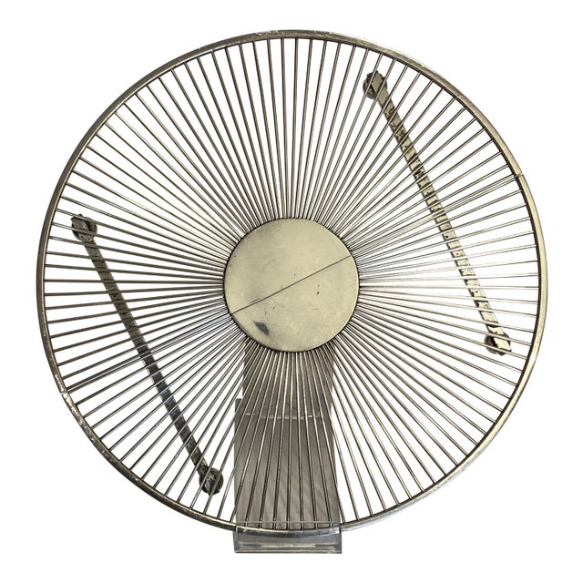 Antique Meriden Britannia Silverplate Expandable Trivet Sunburst-Style Pattern For Sale