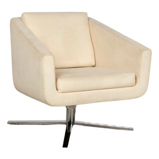 Pavlo Armchair in Cream Upholstery from FSM For Sale