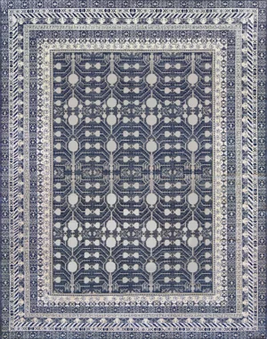Mansour Modern Handwoven Khotan Style Wool Rug