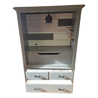 Farmhouse Style Thomasville Armoire/Coffeebar For Sale