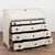 Early 19th-century Danish oak secretary bureau with a newer professionally applied antique white painted exterior finish...