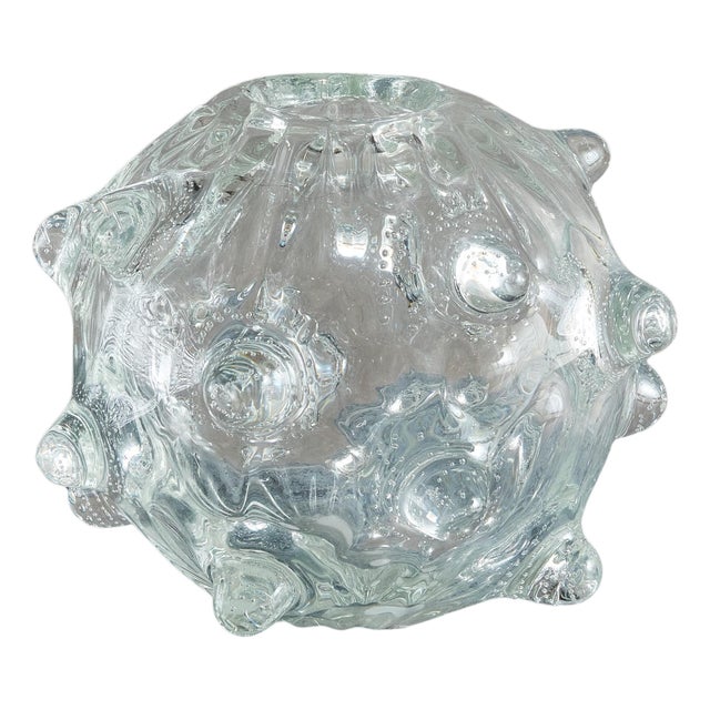 Mugnoni' Murano Glass Vase by Ercole Barovier, Italy 1938 For Sale