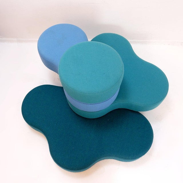 Vintage - Seating - Home Decor The Tapa four-tier modular pouf by Nowy Styl, designed by Mac Stopa, features a gradient of...