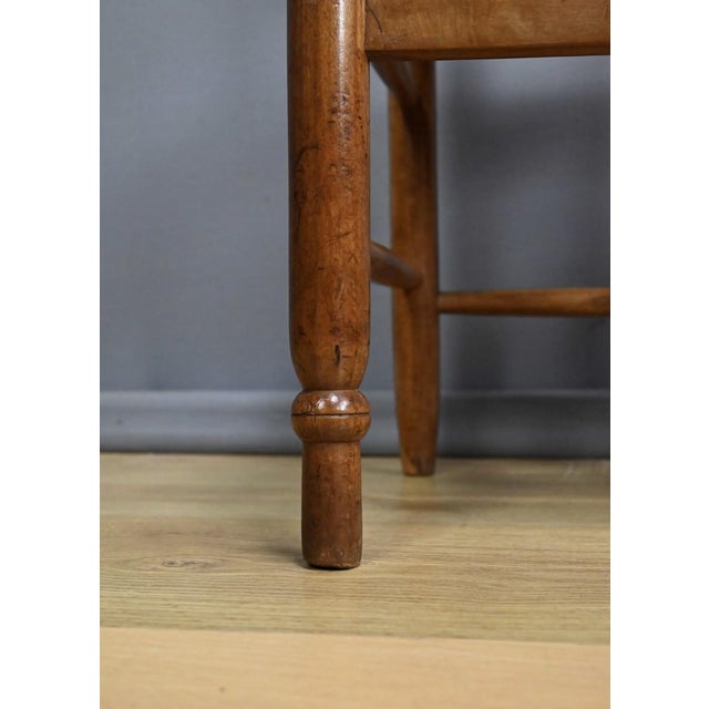 Cherrywood and Straw Chairs, Late 19th Century, Set of 4 For Sale - Image 16 of 18