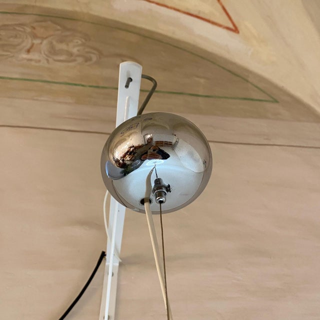 Space Age Pendant in Glass and Metal in the style of Tobia Scarpa for Flos, 1960s For Sale - Image 12 of 18