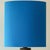 Aqua and Brown Ceramic Table Lamp with Blue Silk Lampshade attributed to R. Houben for Bitossi, 1970 For Sale - Image 3 of 9