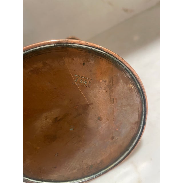 Metal Antique English Crocodile Copper Pitcher For Sale - Image 7 of 7