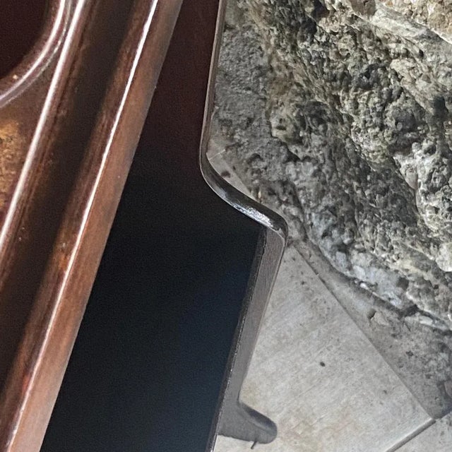 Brown Brown Magazine Stand in Wood, England For Sale - Image 8 of 13