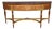 1920's Adams Style Paint Decorated Server Console Table Demilune Sideboard For Sale