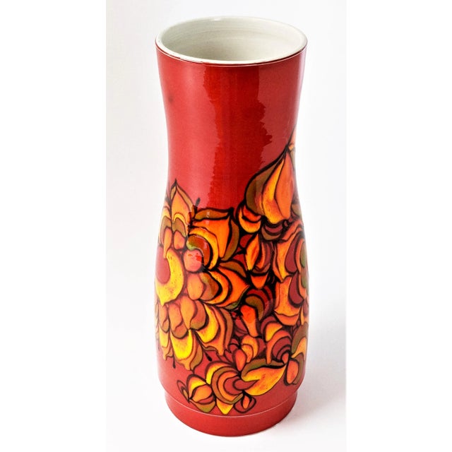 Mid-Century Modern 1980s Contemporary Poole Delphis Ceramic Vase For Sale - Image 3 of 11