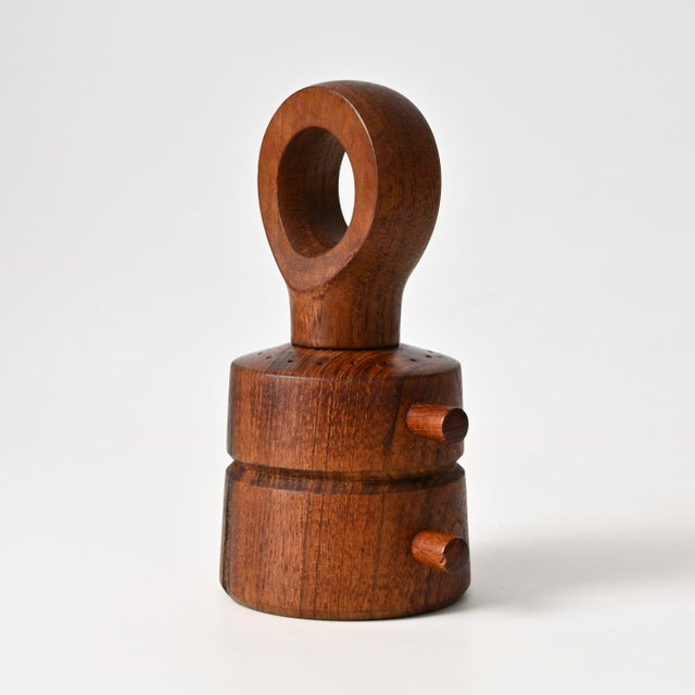 Danish Teak Pepper Mill and Salt Shaker by Jens Harald Quistgaard for Dansk Designs, 1960s For Sale - Image 6 of 13