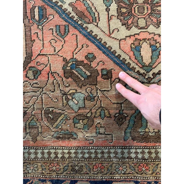High-End Collector's Antique Ferahan Sarouk Rug 8.4 x 11.4 For Sale - Image 12 of 14