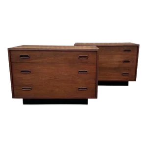 Dunbar Floating Bedside Chests or Commodes - A Pair