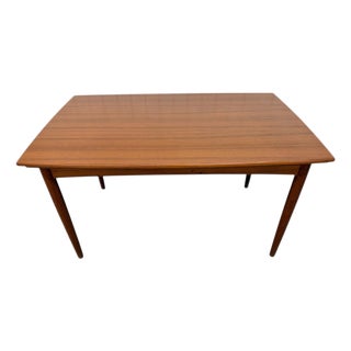 Mid-Century Danish Modern Teak Extension Table - Refinished! For Sale